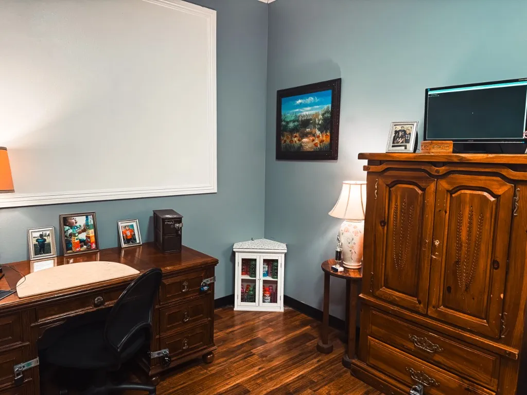 Locked In escape room interior