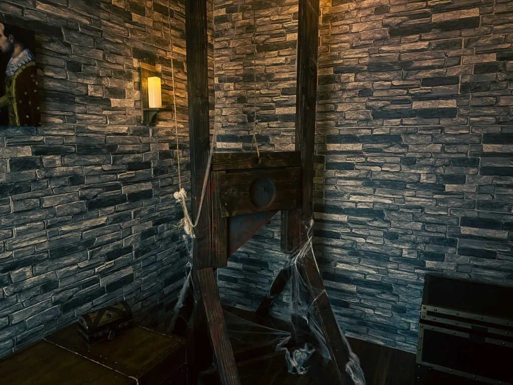 Medieval Mayhem — dungeon with guillotine